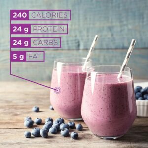 healthy weight loss shake - berry