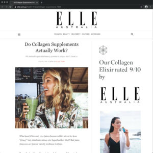 Collagen Elle Magazine